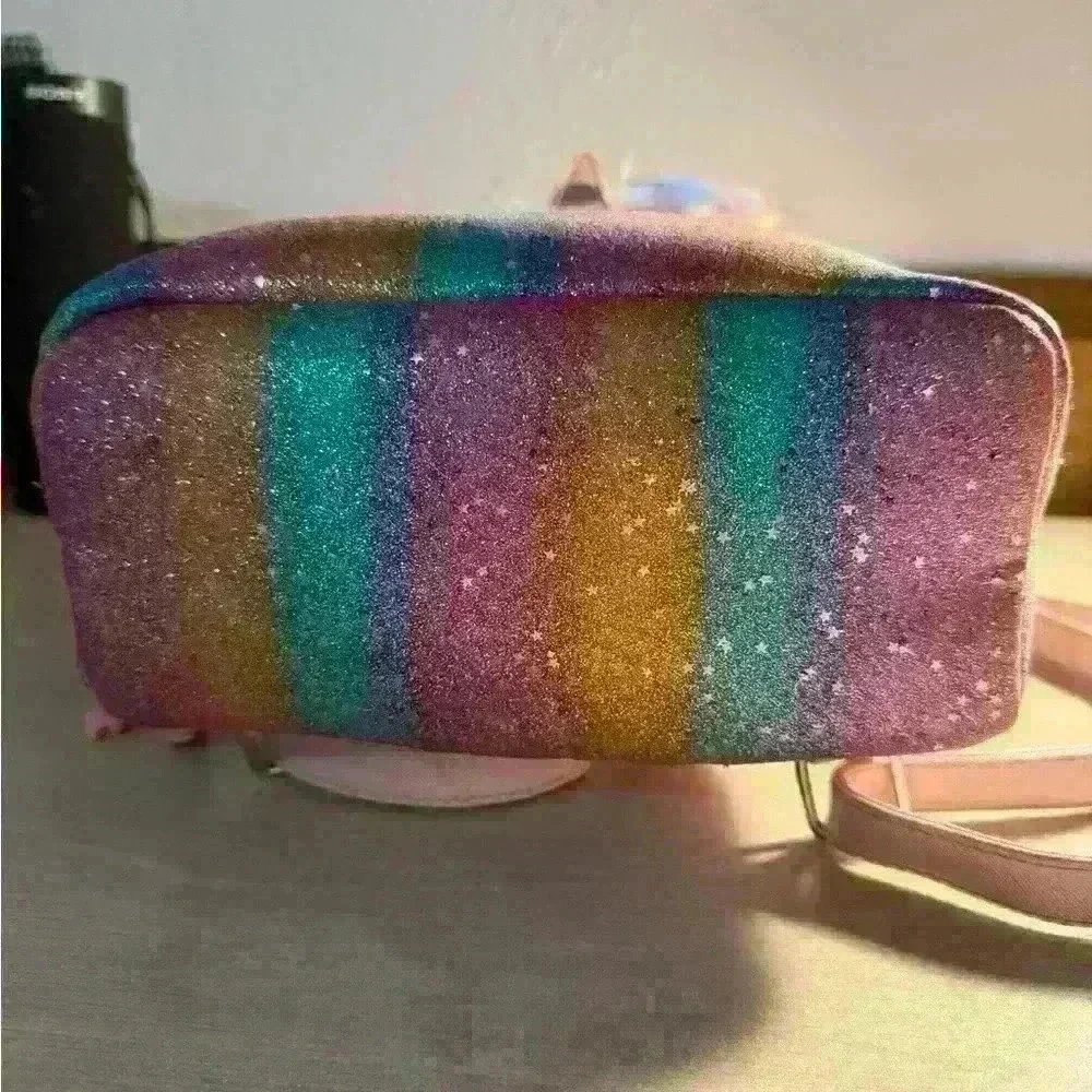 Under One Sky Rainbow Unicorn Pom-Pom Backpack